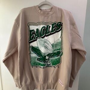 Philadelphia Eagles Tan Crewneck Sweater